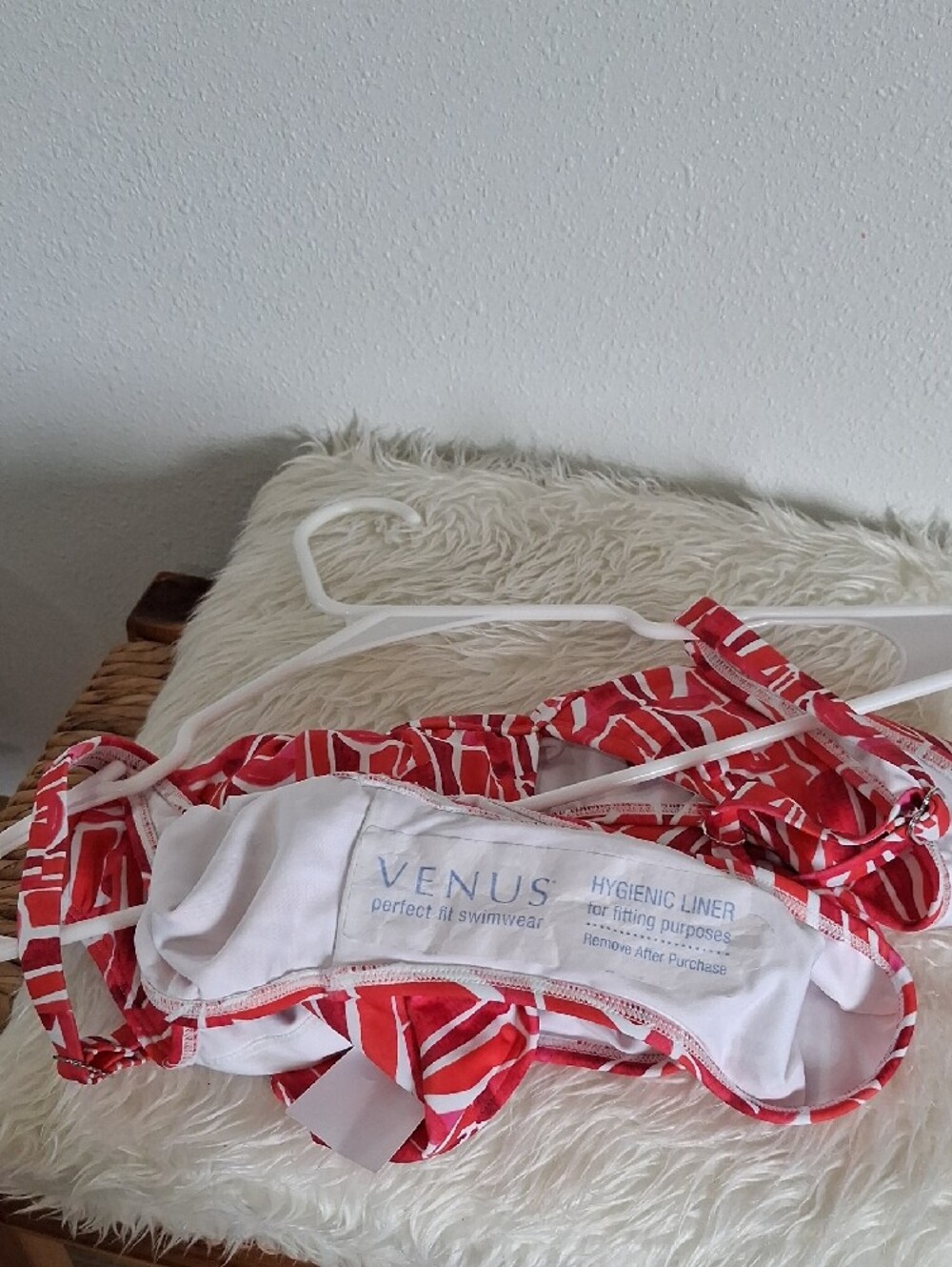 VENUS Red and White Geometric Swimwear - Picture 7 of 7